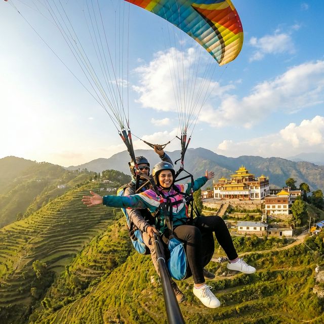 Tandem joyride · 8,000 ft